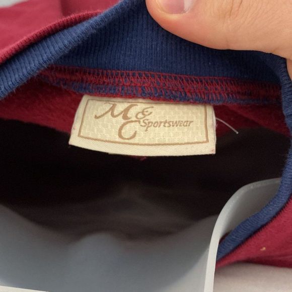 MC Christmas Frosty the Snowman Red Ugly Crewneck Sweatshirt Size L - Picture 4 of 5